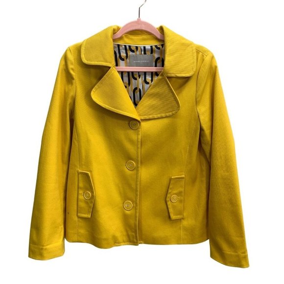 Banana Republic Jackets & Blazers - Banana Republic Mustard Yellow Button Up Blazer S